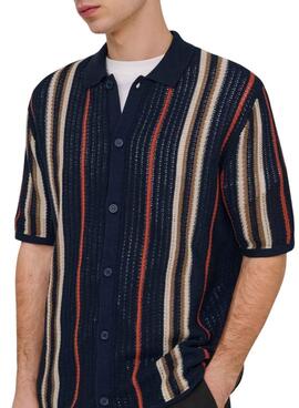 Polo Only and Sons Leon marineblau für Herren.