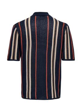 Polo Only and Sons Leon marineblau für Herren.