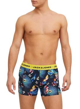Pack Boxers Jack und Jones Flower Bird für Herren