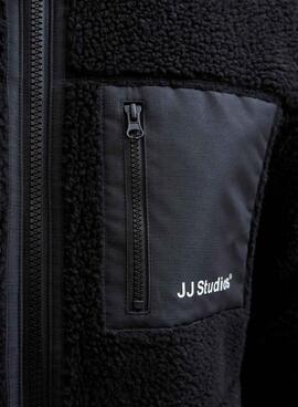 Jacke Jack and Jones Soho Teddy Schwarz für Herren.