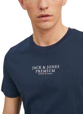 T-shirt Jack and Jones Bluarchie navy blue for men