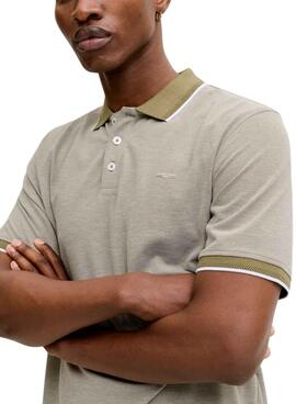 Polo Jack and Jones Bluealves beige für Herren.