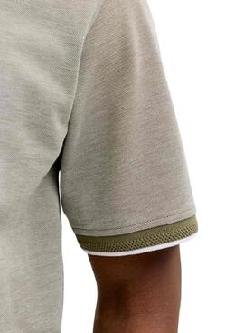 Polo Jack and Jones Bluealves beige für Herren.