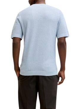 T-Shirt Jack and Jones Bluriley blau für Herren