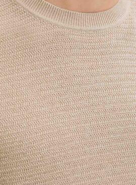 T-Shirt Jack and Jones Bluriley beige für Herren.