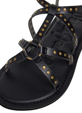 Sandalen Pepe Jeans Rio Studs Schwarz für Damen