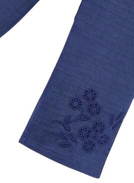 Hose Mayoral bestickt in Marineblau für Mädchen