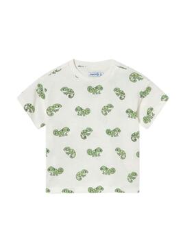 Dreiteiliges Mayoral-Set in Chamäleon-Grün für Baby-Jungen.