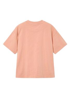 T-Shirt Mayoral Eule Barcelona Sonne und Strand Koralle für Jungen