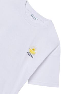 T-Shirt Mayoral Cocktail weiß für Mädchen