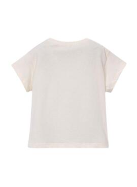 T-shirt Mayoral Girl beige für Mädchen