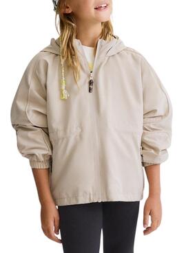 Jacke Mayoral Windbreaker in Beige für Mädchen