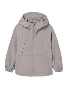 Winddichte graue Mayoral-Jacke für Jungen.