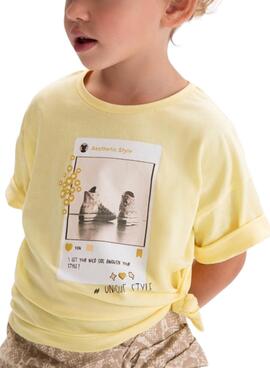 T-shirt Mayoral IG gelb für Mädchen