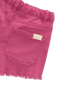 Kurze Hose Mayoral aus Fuchsia-Sarga für Mädchen.