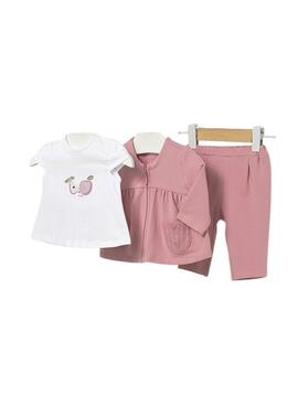 Dreiteiliges Mayoral Trainingsanzug-Set für Mädchen