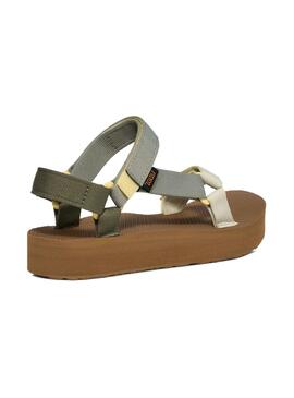 Sandalen Teva Midform Universal in Grün für Damen