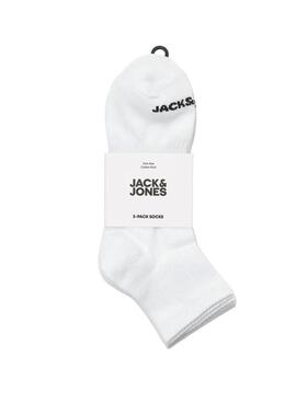Pack Socken Jack and Jones Cluca weiß für Herren.