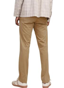 Hose Jack and Jones Kane Chinohose in Beige für Herren