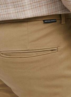 Hose Jack and Jones Kane Chinohose in Beige für Herren