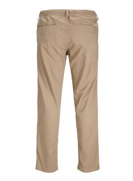 Hose Jack and Jones Kane Bindi beige für Herren.