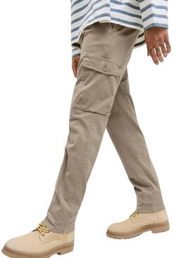 Hose Jack and Jones Stace Arthur beige für Herren