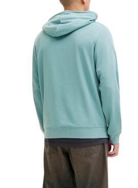 Sweatshirt Jack and Jones Cole türkis für Herren