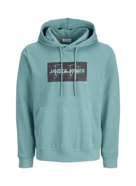 Sweatshirt Jack and Jones Cole türkis für Herren