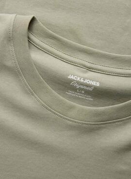 T-Shirt Jack and Jones Catskills in Grün für Herren