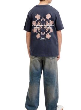 T-shirt Jack and Jones Ontauk Marine für Jungen