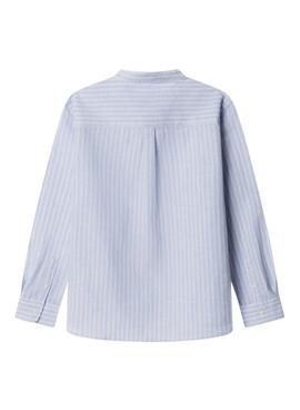 Pepe Jeans James Hemd mit blauen Streifen für Jungen