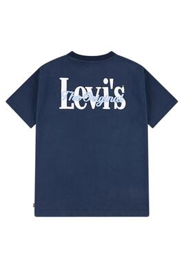 T-shirt Levis Classic And Clean blau für Jungen.