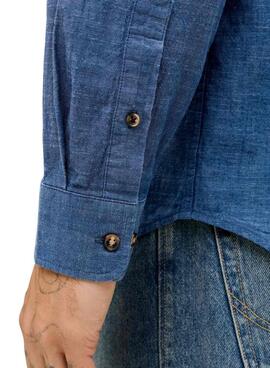 Hemd Jack and Jones Sommerblau für Herren