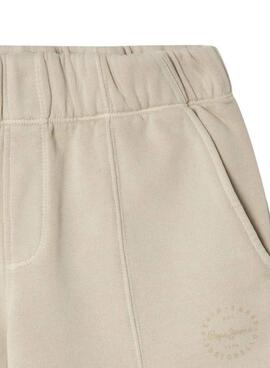 Bermuda Pepe Jeans William beige für Jungen.