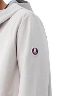 Wasserdichter Parka El Pulpo in Beige für Herren