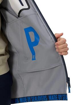 Wasserdichter Parka El Pulpo in Beige für Herren