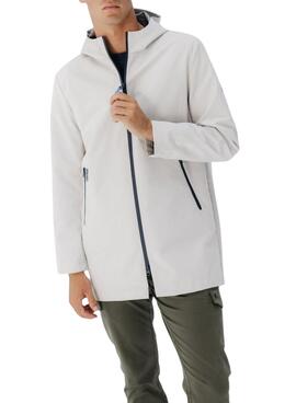 Wasserdichter Parka El Pulpo in Beige für Herren