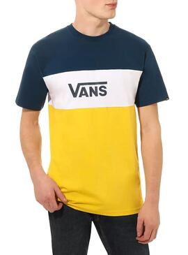 T-Shirt Vans Retro Active Gelb Herren