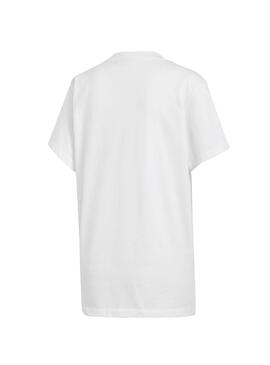T-Shirt Adidas Trefoil Boyfriend Weiß Damen