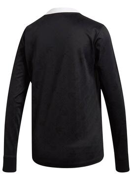 T-Shirt Adidas 3 Stripes Schwarz Für Damen