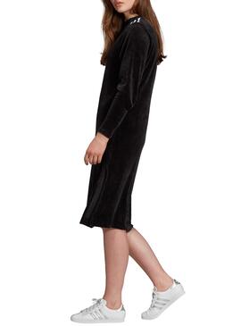Adidas Black Velvet Dress Für Damen
