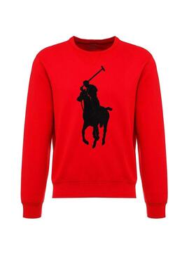 Sweatshirt Polo Ralph Lauren Big Logo Rot Herre
