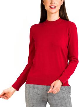 Pullover Naf Naf Rot Für Damen angepasst