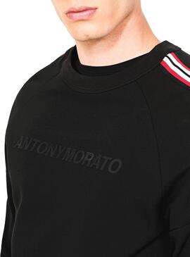 Sweatshirt Antony Morato Tape Schwarz Für Herren