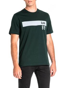 T-Shirt Lee Tech Grün Herren