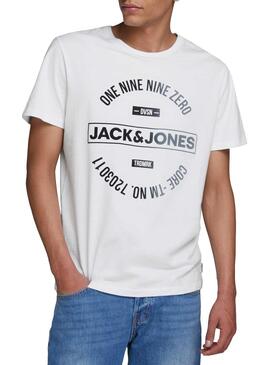 T-Shirt Jack and Jones Klicken Sie auf Weiß Herren