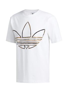 T-Shirt Adidas Watercolor Weiß Für Herren