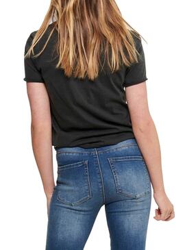 T-Shirt Only Lucy Wild Black Damen