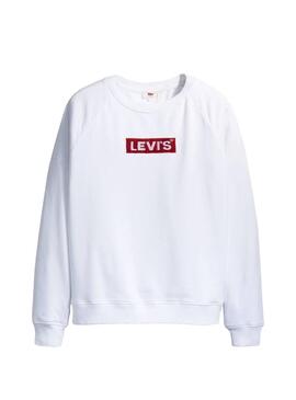 Sweatshirt Levis Graphic Crew Weiß Damen