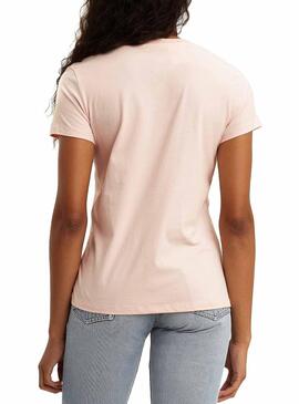 T-Shirt Levis Perfecty Pink Für Damen